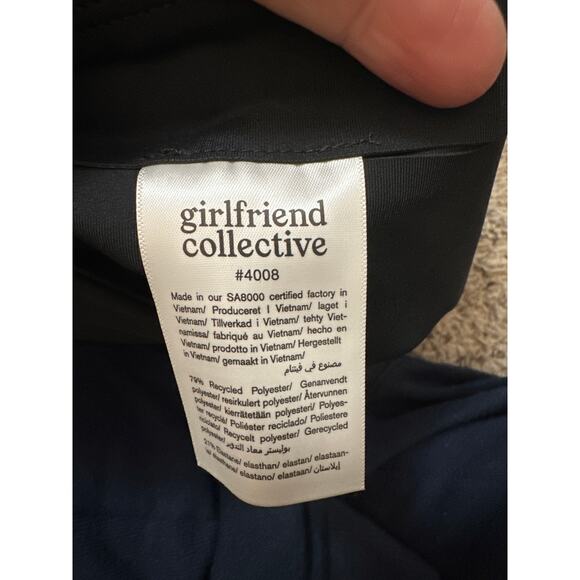 Girlfriend Collective Compressive High-Rise 7/8 Leggings 4008 Black Size XS - Picture 5 of 5